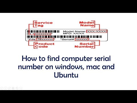 How to find computer serial number in Windows, Mac and ubuntu | Hindi How to find computer serial number in Windows, Mac and ubuntu | Hindi