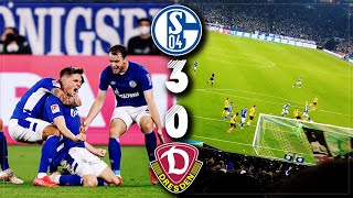 FC Schalke 04 - Dynamo Dresden 3:0 | Tore & Highlights | Stadion Reaktion