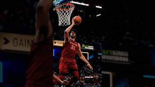 Jarrett Allen one handed jam vs Pacers | NBA highlights #shorts