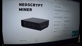 А это вместо 60 1080... Asic под NeoScrypt Miner (62mh/s - 1250w - 2000$)