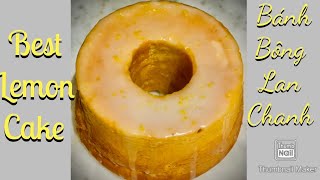 Best Sour cream lemon cake / Bánh bông lan chanh ngon nhất ,ít ngọt ,chua chua ,cách làm đơn giản !