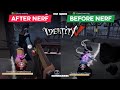 IVY BEFORE & AFTER NERF Stone Dismantling Comparison • Identity V Test Server New Hunter The Shadow