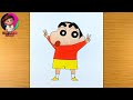 How to draw ShinChan step by step | Pencil sketch Shin-Chan Nohara yo yo