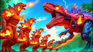 All Spiderman T-Rex vs All Dinosaurs Fighting in Jurassic World Evolution 2