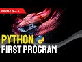 Python First Program Hello World || Python Full Course in Hindi
