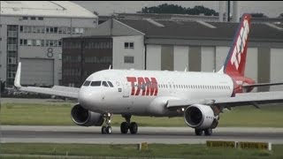 Airbus A320 Sharklets TAM Linhas Aéreas PR-TYD takeoff/landing