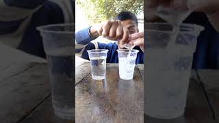 Rin Ujala Reaction On Cold And Warm Water Experiment #shorts #viral #experiment #trending #expertxyz