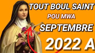 Tout Boul Saint Pou Mois Septembre 2022 A