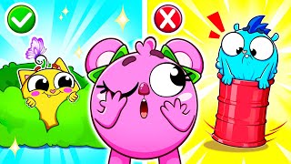 Play Games Safely 🙈🙀 Hide and Seek | Funny Kids Songs 🐱🐨🐰🦁 And Nursery Rhymes by Baby Zoo