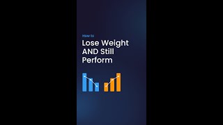 How to lose weight AND still perform 📉🏆 #shorts