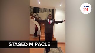 WATCH | Staged miracles: Self-proclaimed prophet Shepherd Bushiri walks on air