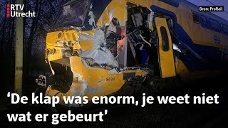 Bestuurder graafmachine aan dood ontsnapt op spoorovergang: 'Enorm veel geluk gehad' | RTV Utrecht