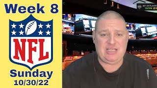 Sunday Free NFL Week 8 Betting Picks & Predictions - 10/30/22 l Picks & Parlays
