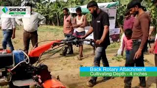 Shrachi 8D6 Diesel Power Weeder with Back Rotary | Shrachi Agrimech