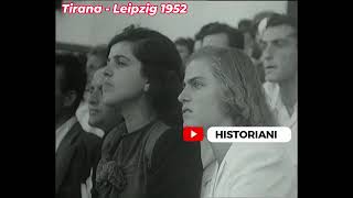 Tirana - Liepzig !Ndeshje futbolli e vitit 1952! Ndeshje miqësore. Atmosfere e zjarrte! #historiani