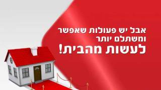 סרט פלזמות לסניפי בנק הפועלים  - פועלים באינטרנט