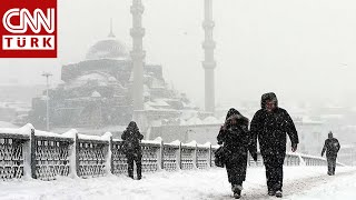 İstanbul'da Kar Hakim: Yarın Da Okullar Tatil! #CANLI