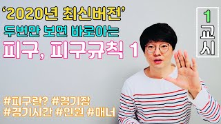 온라인 체육수업 [피구 잘하는 법] - 두번만 보면 바로 아는 피구규칙 1교시