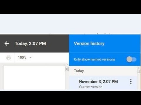 Google Docs Collaboration 1.4 Version Control