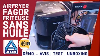 Airfryer Fagor Oil-Free Fryer 6.5 liters - Arrival Aldi - #airfryer Review Demo Test Unboxing