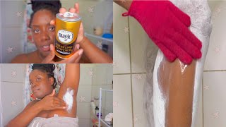 MAGIC SHAVING POWDER FOR HAIR REMOVAL | Review + Results✨