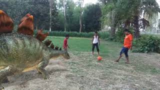 T-Rex Playing Football | Amazing video | Viral Video | অংপুর বিনোদন