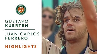 Gustavo Kuerten v Juan Carlos Ferrero Highlights - Men's Semifinal I Roland-Garros 2000