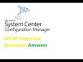 SCCM Interview questions & Answers