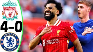 Liverpool vs Chelsea 4-0 - All Goals and Highlights - 2024 🔥 SALAH