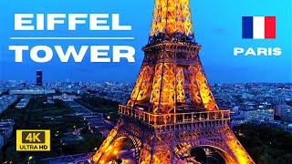🇫🇷 Paris Eiffel Tower Tour and Drone 4K. Wonderful !