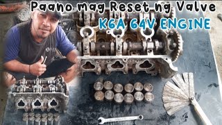 How to Reset Valve k6a Engine | Madaling paraan pano mag reset ng valve | valve clearance