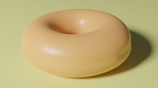 블랜더튜토리얼/ 기초/ 도너츠만들기(Donut) 1/5