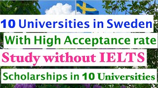 10 Universities in Sweden for International Students | Study in Sweden |  Scholarships in Sweden