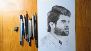 Vijay Deverakonda Drawing | LALIT SEHRAWAT | artwork sketch