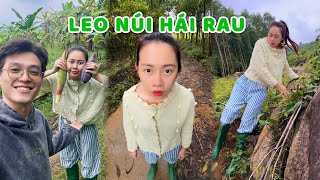 Leo Qua 3 Ngọn Núi Hái Bắp Chuối Về Làm Gỏi !!