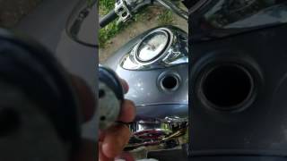 YAMAHA VSTAR STUCK GAS CAP FIXXX !!! !