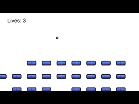 Build a JavaScript breakout game with Phaser: Collision detection (9/14) Build a JavaScript breakout game with Phaser: Collision detection (9/14)