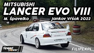 🔥MITSUBISHI LANCER EVO VIII ALS HILLCLIMB! M. Špavelko (Jankov Vŕšok 2022) | Action by Speed \u0026 Power