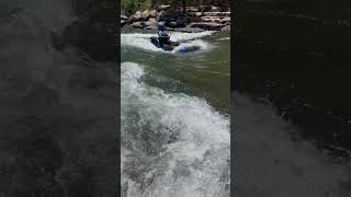 Packraft Surfing During a July Intermediate #Packrafting Course