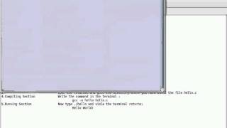Compiling hello word C program first time in Ubuntu.