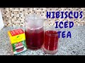 REFRESHER HIBISCUS ICED TEA| HEALTH BENEFITS OF HIBISCUS TEA