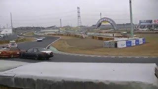 2015 ハチロク祭 86MATSURI ドリフト DRIFT 3本目 ハーフウェット