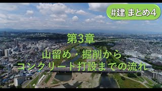 山留め・掘削からコンクリート打設までの流れ(#建築工事編　第３章(前半))