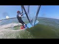 windsurfing at indian mound park across lemon bay. englewood fl.