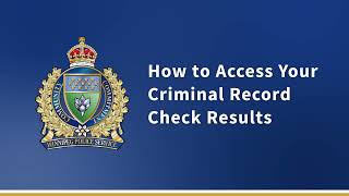 How To Access Record Check Results