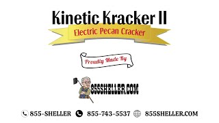 Kinetic Cracker Electric Pecan Cracker- Fast \u0026 Easy Pecan Cracking! Crack 1560 pecans per hour!