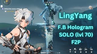 LingYang FB Hologram SOLO Lvl70 F2p | Wuthering Waves