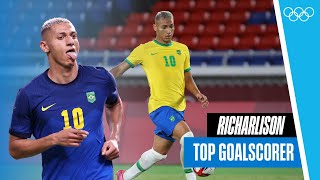 Richarlison 🇧🇷 Tokyo 2020's top goalscorer! ⚽️