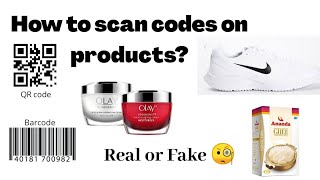 बार कोड कैसे स्कैन करें। How to SCAN Barcodes | How to find out original or fake products