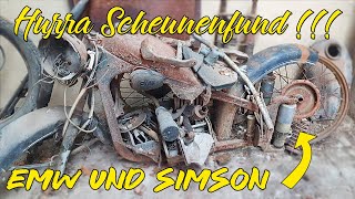 Hurra Scheunenfund - EMW und Simson | Harzer Bikeschmiede